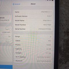 iPad Mini 2 (Space Grey, 32GB, Great Condition)