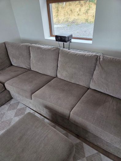Beige Corner Couch