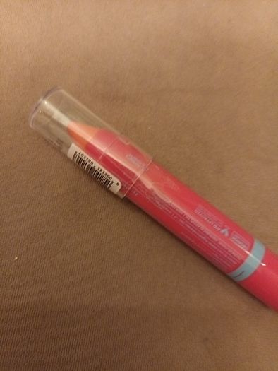 Pink lip crayon