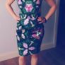 Ted baker Green pink floral dress 12 Image 4