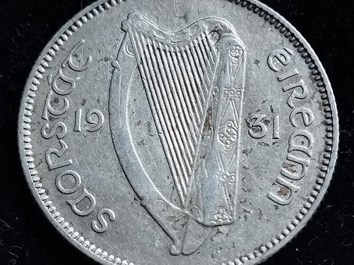 Ireland - 1931 - Shilling - Bull - Silver - KM.6 - [2755]