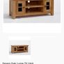 Devon Oak large TV unit Image 7