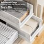 Foldable Closet Organizer, 4 Pack Stackable Storage Boxes Image 4