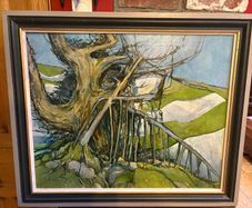 Original oil painting - Albert B Ogden