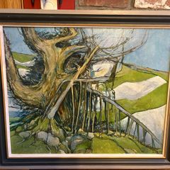 Original oil painting - Albert B Ogden