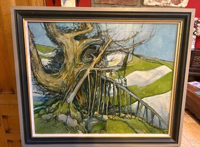 Original oil painting - Albert B Ogden