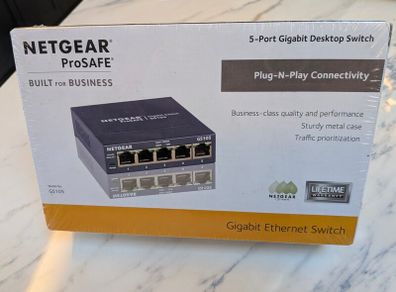 Netgear ProSAFE Gigabit 5 Port Switch BNIB
