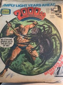 2000 AD Progs x 10 Issues 245-47, 250-252, 257, 258, 262, 263 - issues running intermitently from 2nd Jan 1982 -31st Apr 1982 - IPC Magazines-Vintage 2000AD Comics