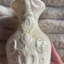 Vintage Lenox Ivory Porcelain Embossed Vase (8.25") Image 8