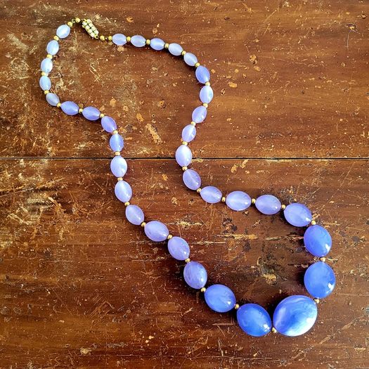Vintage lavender necklace