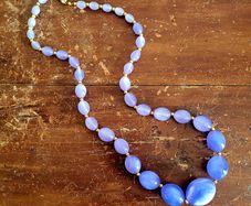 Vintage lavender necklace