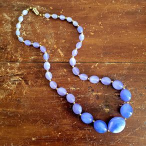 Vintage lavender necklace