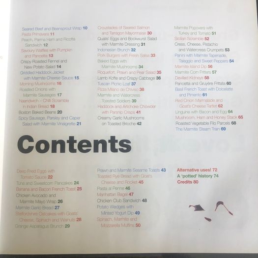 Marmite Cookbook