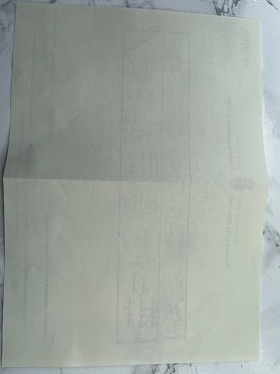 Lady Diana Spencer - Birth Certificate - Princess of Wales