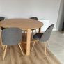 EZ Living solid wood round dining table 160 cm Image 4