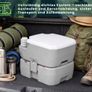 20L Portable Camping Toilet  Comfortable Seat Image 9