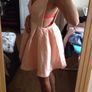 Brand new party dress in light peach colour Image 4