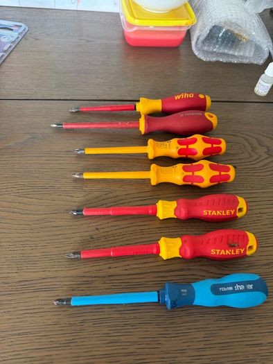 Screwdrivers PZ2 PH2 VDE
