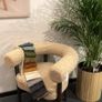 Puffy Dining Chair  Modern Boucle Comfort Image 8