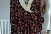 Sweetheart white collar dress