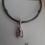 new genuine pandora oxidised bracelet with silver clasp Image 7