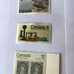 3 Canada Stamps