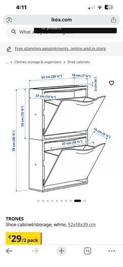 shoe storage