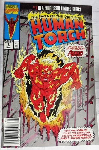 Saga of the Original Human Torch Limited Series Issues 1-4 (1990)