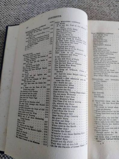 The Poetic Works of Thomas Moore 1895 hardback with a split on the inside cover see photos FREE STANDARD POSTAGE INCLUDED
