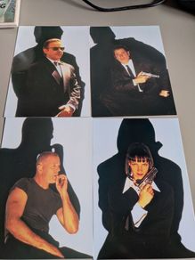 pulp fiction promo postcards