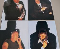 pulp fiction promo postcards