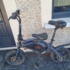 electric bike no charger needs tidying