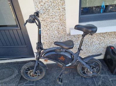electric bike no charger needs tidying