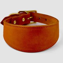 Premium Handmade Leather Dog Collar  Custom Personalised  Large Dogs