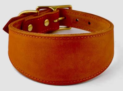 Premium Handmade Leather Dog Collar  Custom Personalised  Large Dogs