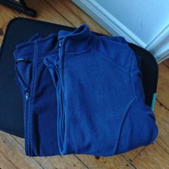Large navy fleece x2