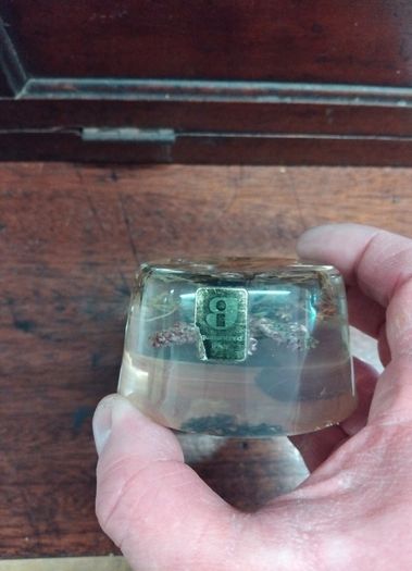 Vintage Irish paper weight