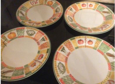 Staffordshire Dinner plates
