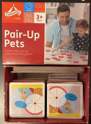 Tesco Pair up pets; memory game