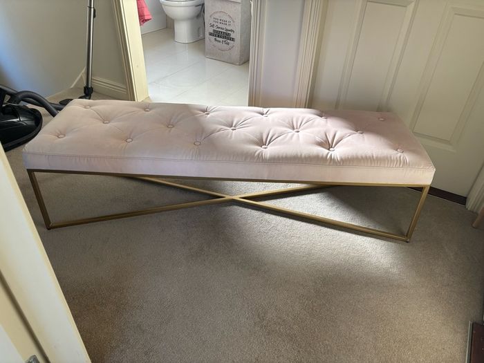 Dusky Pink Ottoman