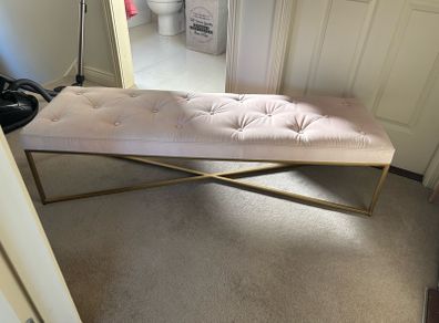 Dusky Pink Ottoman