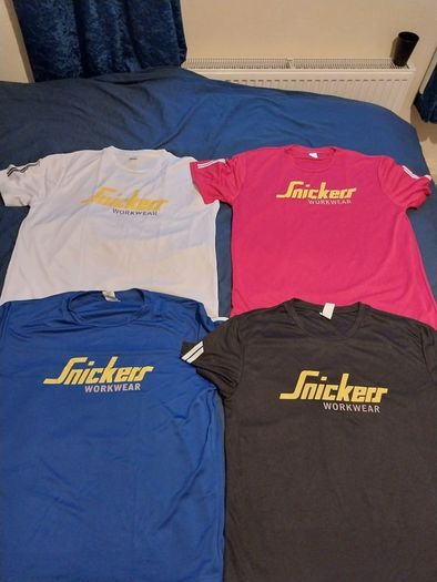 Snickers Workwear TShirts Black Blue Red White M-XL