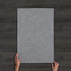 Kota Grey Limestone Hand-Cut Calibrated Paving Slab 60x90x2.2cm