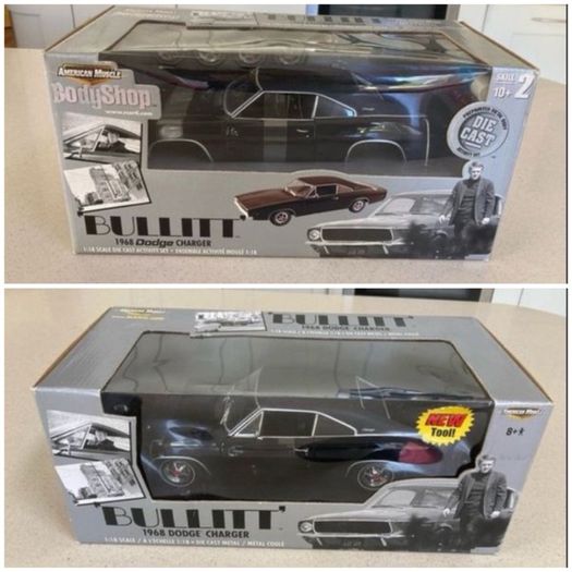 Bullit Steve McQueen Movie Dodge Charger 1/18 x 2