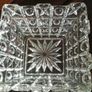 Art Deco Noughts & Crosses Glass Bowl Libochovice 1930s Image 5