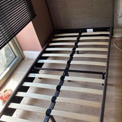 Free To Take Away - Grey Single Bed Frame