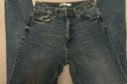 Zara Women's Blue and Navy Jeans