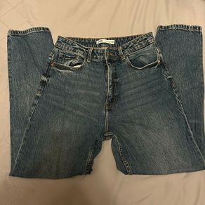 Zara Women's Blue and Navy Jeans
