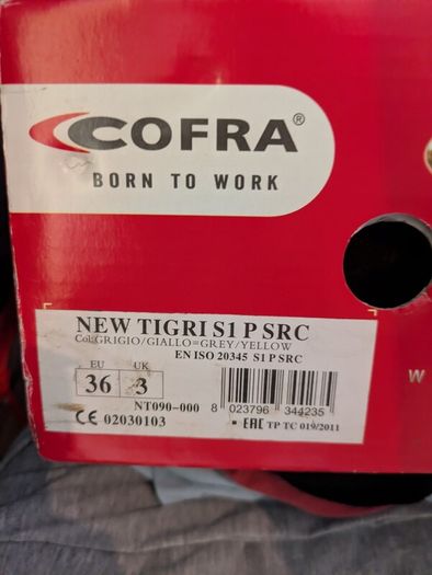 Cofra Safety boots Tigri S1 New Sz 3