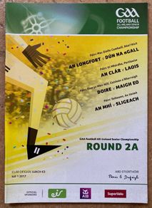 2017 Senior Football Championship Round 2A Qualifiers Programme